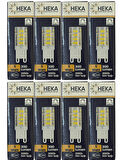 Heka 5W (35W) 3000K (Gün Işığı) G9 Duylu Dim Edilebilir Led Kapsül Ampul (8 Adet)