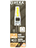 (8 Adet) Heka 2W (14W) 3000K (Sarı Işık) G4 Duylu Dim Edilebilir Led Kapsül Ampul