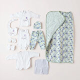 HELLO BABY İNTERLOCK 10 LU YENİDOĞAN HASTANE ÇIKIŞI %100 PAMUK 