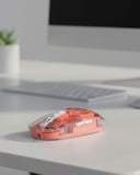 Sessiz Tıklamalı Şeffaf Mouse Bluetooth ve USB Uyumlu