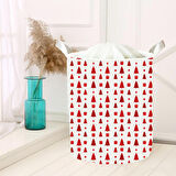 HET Concept Beyaz Yeni Yıl Serisi Katlanabilir Oyuncak ve Hediye Sepeti Model 41027