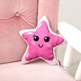 Pembe Yıldız Bebek, Çocuk Odası Uyku Arkadaşı Peluş Oyuncaklar Model 074