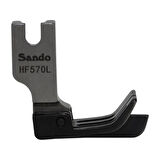 Sando HF570-L Düz Makine 6,4 mm Çift İğne Tabanlı Sol Çima Ayağı