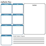 Haftalık Planlayıcı - Not, Belge, Fotoğraf Tutucu Özellikli Akıllı Kağıt, Sihirli İnovatif Pano