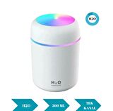 H2o Humidifıer 300 Ml Ulrasonik Hava Nemlendirici Buhar Makinesi Ve Aroma Difüzörü
