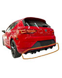  Seat Leon Fr 2017-2020 Difüzör (Plastik) SOLDAN ÇIKIŞ PARLAK SİYAH