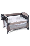 Sleep Side Play Anne Yanı Park Yatak Sallanır Cibinlikli Oyun Parkı Beşik 70X110 Cm Yatak Hediyeli