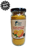 NAV Portakal Kabuğu Tozu Ev Yapımı Katkısız Koruyucusuz Sağlıklı Cam Şişede 75 GR