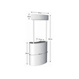 Oval Tanıtım Standı Tattırım Standı Teşhir Standı Fasulye Stand