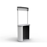 Oval Tanıtım Standı Tattırım Standı Teşhir Standı Fasulye Stand