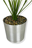 DEVETABANI (MONSTERA) 85 CM YAPAY AĞAÇ 24 DAL 25X25 GALVANİZ SAKSI