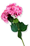 Yapay Koyu Pembe Ortanca Demeti 35 Cm 5 Dal