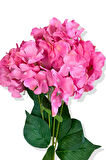 Yapay Koyu Pembe Ortanca Demeti 35 Cm 5 Dal