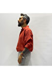 Ayrobin Kumaş Oversize Gömlek