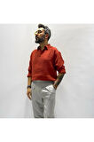 Ayrobin Kumaş Oversize Gömlek
