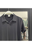 Likralı Slim Fit Polo Yaka T-Shirt