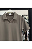 Likralı Slim Fit Polo Yaka T-Shirt