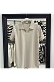Likralı Slim Fit Polo Yaka T-Shirt