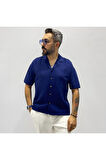 Boxy Fit Keten Gömlek