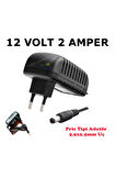 HsYn_ŞERİT LED ADAPTERÜ 12V 2A AC DC 12V2A 12 VOLT 2 AMPER 12V 2Ah ADAPTER TRAFO PRİZ TİP