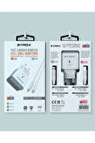 Umut Bilişim Teknolojileri _  PD18L Type-C Başlık Iphone Kablolu 18W 3.0A Pd Ev Şarj Aleti (Type-C To Lightning 3.0A Kablo)
