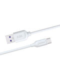 elektronikucuz - Type-C Hızlı Şarj ve Data Kablosu 1mt 3.0A 18W Beyaz