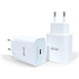 iPhone Modelleri uyumlu Type-C çıkışlı 20W PD Şarj Adaptörü-(Kablosuzdur.Şarj Kablosu yoktur.)