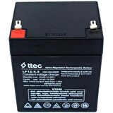 HHM - Aküsü ttec 12 Volt 4.5AH Akü -12V Bakımsız Kuru Akü Cihaz Aküsü Şarj Edilebilir Akü Ev Aletleri Aküsü