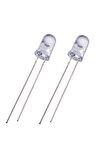 5mm Led Şeffaf Kırmızı 10 Adet