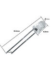 5mm Led Şeffaf Kırmızı 10 Adet