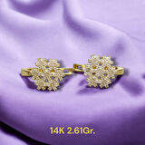 14AYAR 2.61GRAM ALTIN KARTANESİ KÜPE