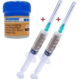 Solder Krem Lehim Mechanic Sıvı Lehim 42 Gr ve İkili Flux Lehim Toplama