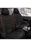Unıversal NMS YENİ Premio Kırmızı Tay Tüyü Süet Citroen C4 - 2005-2009 Uyumlu Oto Koltuk Kılıfı 57