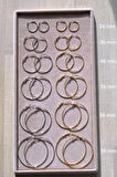 66 mm Gold Düz İnce Halka Küpe