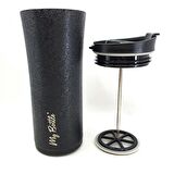 Kişiye Özel Paslanmaz Çelik French Press Termos 500 ML