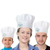 Kişiye Özel Baskılı Aşçı Şapkası (Çocuk-Genç-Yetişkin)