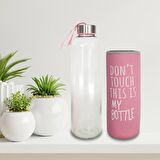 Renkli Kılıflı Cam Su Şişesi 750 ml