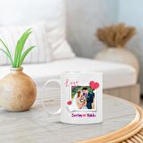Kişiye Özel Foto ve İsim Baskılı Seni Seviyorum Sevgili Kupa HK2507