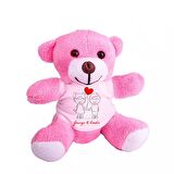 Kişiye Özel Peluş Pembe Ayı HK2540