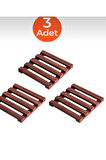 Hand Made 3 Adet Nihale Tava Tencere Demlik Çaydanlık Altlık