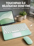Profesyonel Wifi Q Klavye Bluetooth Klavye Touchpad 10.8 Inç Yeni Nesil