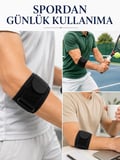 Epikondilit Bandajı Ayarlanabilir Tenisçi ve Golfçü Dirseği Destek Bandı