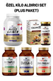 Özel Kilo Aldırıcı Set - Plus Paket ( Omega 3, B Complex, Çinko, Calorix, Gainer 2400gr)
