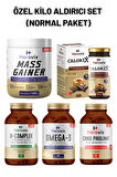 Özel Kilo Aldırıcı Set - Normal Paket ( Omega 3, B Complex, Çinko, Calorix, Gainer 400gr)