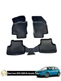 SEAT LEON 2013-2020 İLE BİREBİR UYUMLU 3D OTO PASPAS RUİNS
