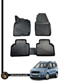 FORD COURİER 2014+ İLE BİREBİR UYUMLU 3D OTO PASPAS RUİNS