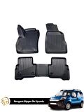 PEUGEOT BİPPER 2008+ İLE BİREBİR UYUMLU 3D OTO PASPAS RUİNS
