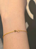 14 Ayar Altın Halat Zincir Bileklik