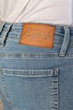 Erkek Taşlamalı Slim Fit Likralı Açık Mavi Kot Jean Pantolon HLTHE001956-A