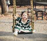 Yeşil Krem Vintage Kız Bebek Elbisesi, Özel Dikim Kız Çocuk Elbisesi, Doğum günü elbisesi, fotoğraf